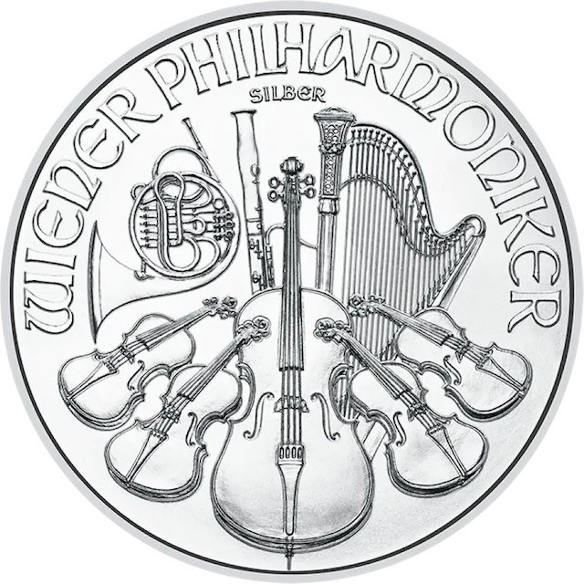 Wiener Philharmoniker 1 Unze Silbermünze 2026