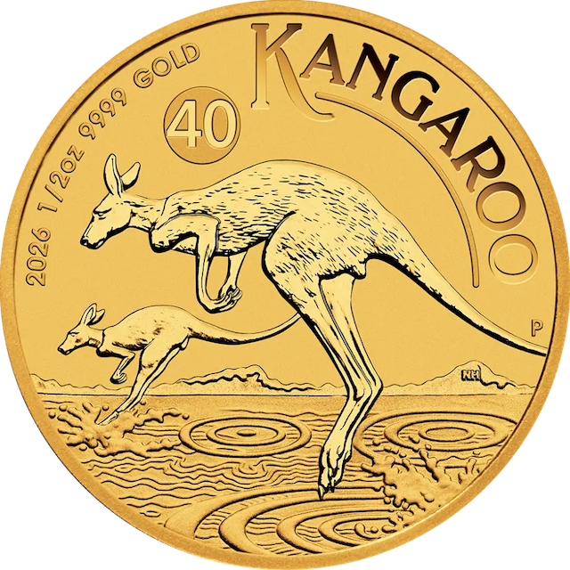 Känguru 1/2 Unze Goldmünze 2026