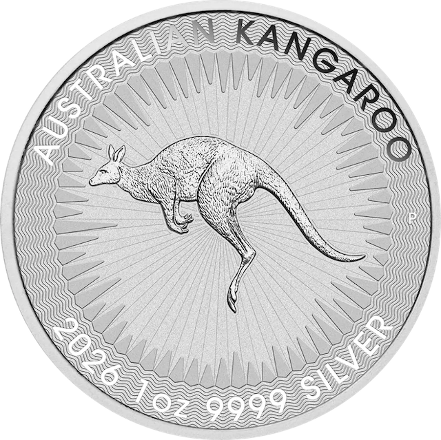 Känguru 1 Unze Silbermünze 2026