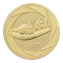 James Bond Sechs Jahrzehnte 007 - Bond of the 2000s "Hovercraft"- 1 Unze Goldmünze 2025