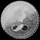 Tokelau Chronos 1 Unze Silbermünze 2020 | differenzbesteuert