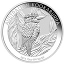 Kookaburra 10 Unzen Silbermünze 2014 differenzbesteuert