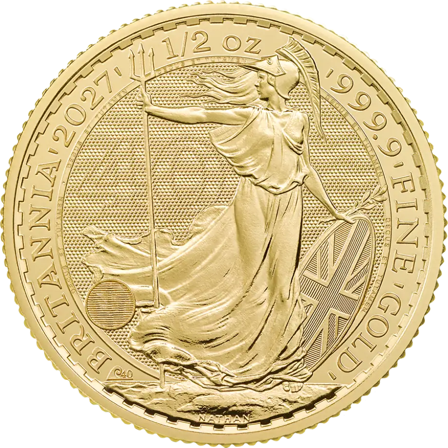 Britannia 1/2 Unze Goldmünze 2027