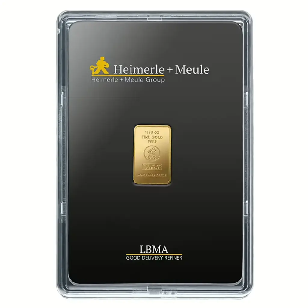1/10 Unze Goldbarren | Heimerle + Meule