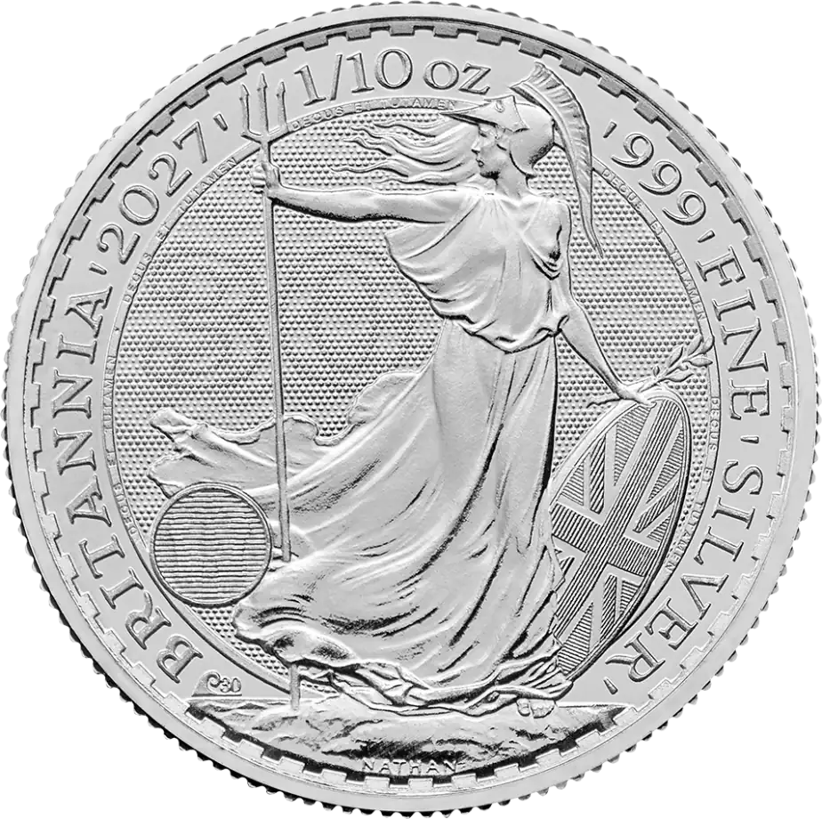 Britannia 1/10 Unze Silbermünze 2027