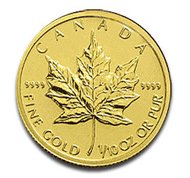 Maple Leaf 1/10 Unze Goldmünze | verschiedene Jahre