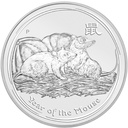 Lunar II Maus 1 Kilo Silbermünze 2008 | differenzbesteuert