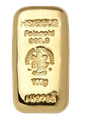 100 Gramm Goldbarren | Heraeus mit Zertifikat - gegossen