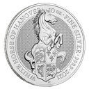 Queen's Beasts White Horse of Hanover 10 Unzen Silbermünze 2021 | differenzbesteuert