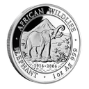 Somalia Elefant 1 Unze Silbermünze 2006 | differenzbesteuert
