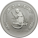 Lunar I Affe 5 Unzen Silbermünze 2004 | differenzbesteuert