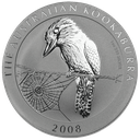 Kookaburra 1 Unze Silbermünze 2008 | differenzbesteuert