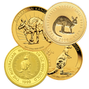 Känguru/Nugget 1/4 Unze Goldmünze verschiedene Jahre