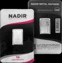 5 Gramm Silberbarren | Nadir Metal Rafineri