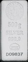 500 Gramm Silberbarren | Nadir Metal Rafineri