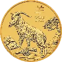 Lunar III Ziege 1/4 Unze Goldmünze 2027